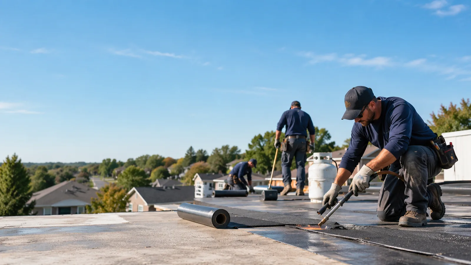Flat Roof Leak Repair providers in Lostant, IL